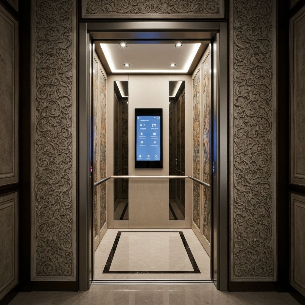 صيانة وترقية مصاعد مستشفى الرياض